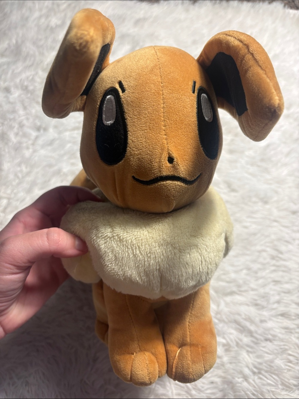 Eevee-Style Brown Fox Character Plush Stuffed Animal 2018 Unbranded